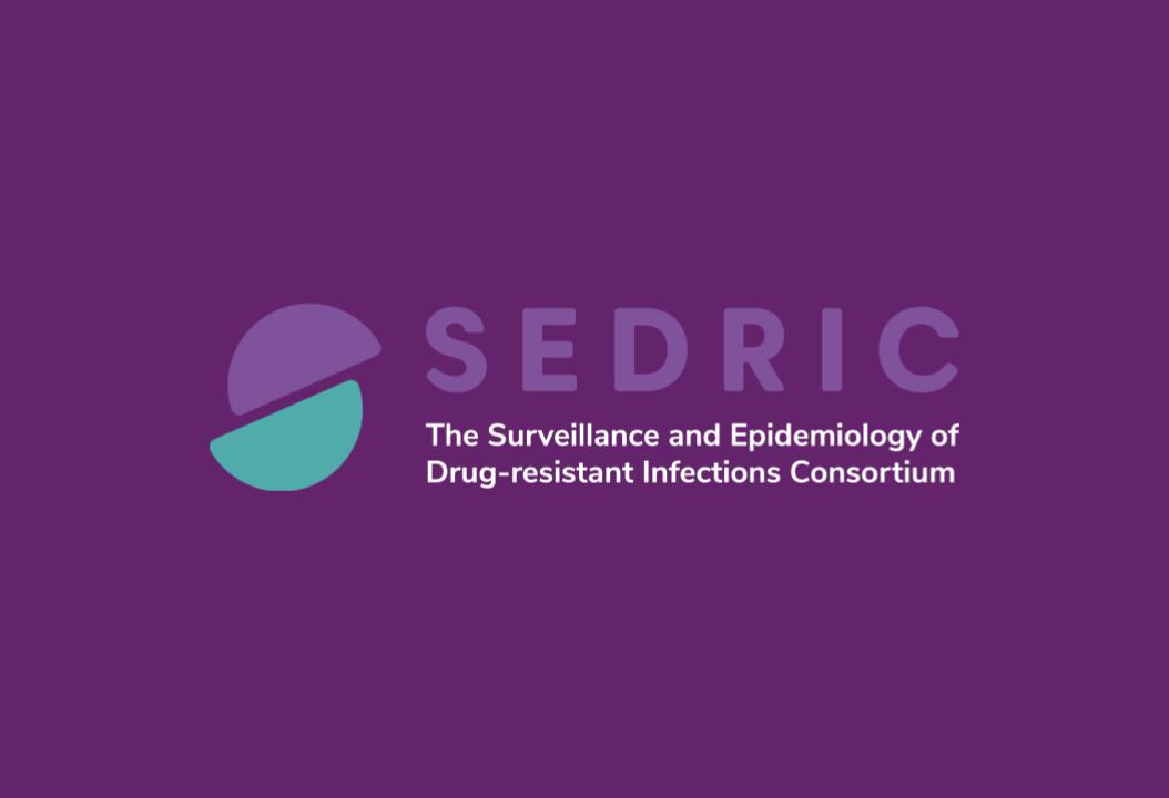 SEDRIC logo on purple background